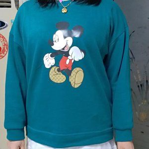 Mickey's blue shirt with long sleeves XL